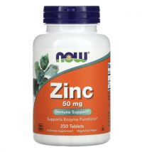 NOW Foods Zinc Gluconate 50mg 250 tablets