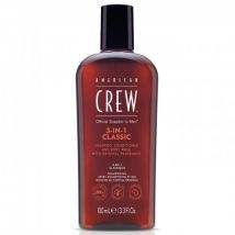 American Crew 3-in-1 Shampoo, Conditioner, Shower Gel 450ml