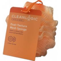 Cleanlogic Bath & Body Dual-Texture Mesh Orange