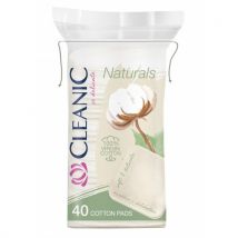 Cleanic Pure Effect Virgin Cotton Square Pads 40vnt.