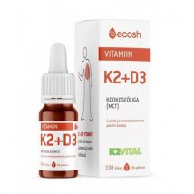 Ecosh Vitamins K2 + D3 10ml