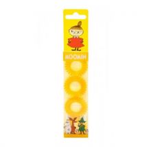 MOOMIN Hair Ring Yellow 4 pcs