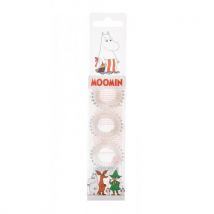 MOOMIN Hair Ring Transparent 4 pcs
