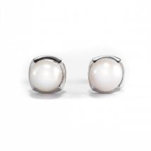 Nilly Silver Earrings With Pearls (Ag925) KS873130