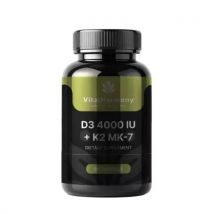 Vitalharmony D3 4000 + K2 Dietary Supplement 90 capsules