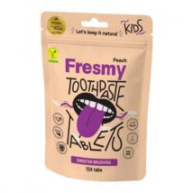 Fresmy Peach Toothpaste Tablets for Kids 124 tabs