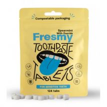 Fresmy Spearmint (with Fluoride) Toothpaste Tablets 124 tabs