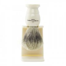 Edwin Jagger Shaving Brush Best Badger & Stand Ivory