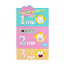 Holika Holika Golden Monkey Glamour Lip 3 Step Kit  1pcs