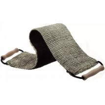 Hydrea London Stylish Dual Sided Body Strap with Natural Sisal Fibre & Towelling Cotton 1pcs