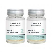D-LAB Nutricosmetics Absolu De Keratine Pure Keratin Food Supplement 2 Months