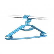 HomelyWorld WZ8 Plastic Hangers Blue