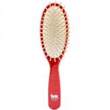 TEK Natural Big Oval Brush Red