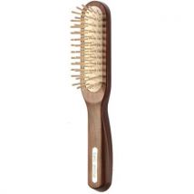 TEK Elite Rectangular Brush Olive Wood Dark