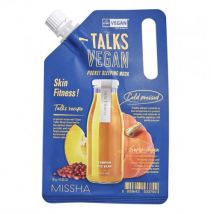 Missha Talks Vegan Squeeze Pocket Sleeping Mask Skin Fitness