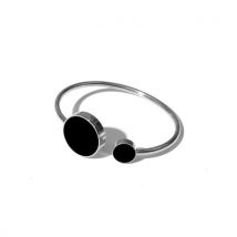 Savoni Boutique Eclipse Black Silver Fragrance Bracelet Black