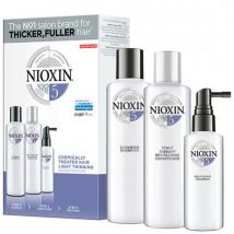 Nioxin Pro Clinical SYS5 Care System Trial Kit for Chemically Treated Hair with Light Thinning Medium