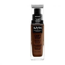 NYX Professional Makeup Can't Stop Won't Stop Full Coverage Foundation 22.7 Deep Walnut
