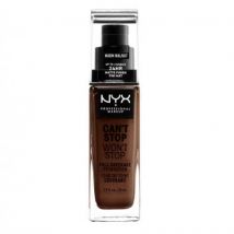 NYX Professional Makeup Can't Stop Won't Stop Full Coverage Foundation 22.5 Warm Walnut