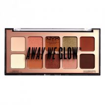 NYX Professional Makeup Away We Glow Shadow Palette Hooked on glow