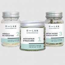D-LAB Nutricosmetics Masse-Capillaire Hair Loss Stop Food Supplement Program 1 Month