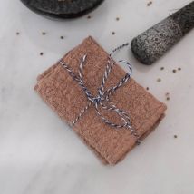 Linen Tales Linen Dishcloth Set of 2 Cafe Creme