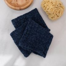 Linen Tales Linen Dishcloth Set of 2 Navy