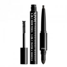 NYX Professional Makeup 3-in-1 Brow Pencil Charcoal