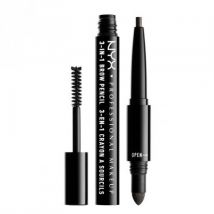 NYX Professional Makeup 3-in-1 Brow Pencil Black