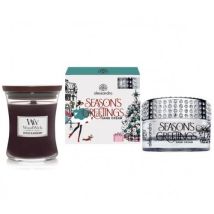 KlipShop Hand Cream and Candle Set Spiced Blackberry