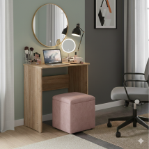 Computer Desk Shefa Line Luna compact  - Sonoma Oak