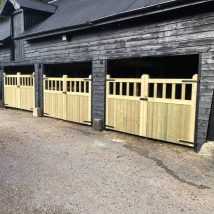 Cottage Mortise and Tenon TG Entrance Gate (Pair) - Brown