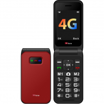 TT760 4G USB-C Mobile Phone for the Elderly, Simple and easy to use - Red