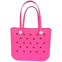 Medium CrocBagg Tote - Rose Pink