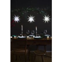 weisser Midi LED-Stern Decotrend Sterntaler 16 cm Batterie für Innen