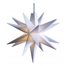 weißer Baby LED-Stern Decotrend Sterntaler 8 cm - drinnen