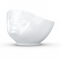 Schmunzel Schale schmollend in weiß 500ml