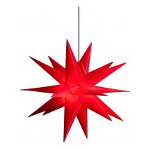 roter Medium LED-Stern Decotrend Sterntaler 40 cm 18 Zacker - für innen und außen