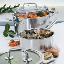 Bratentopf mit Glasdeckel BRIGADE BASIC 20cm