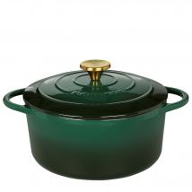 Bratentopf rund, 24 cm racing green