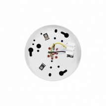 Spot de surface design apparent KORIN13 E27 boule - blanc
