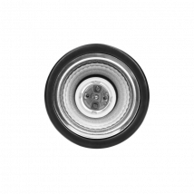 Spot de surface design apparent KORIN10 E27 boule - noir