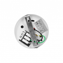 Spot en saillie design apparent KORIN10 E27 boule - blanc