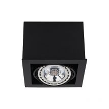 Spot de surface design apparent BOX I ES111 GU10 - noir
