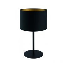 Lampe de table ALICE E27 - noir / or