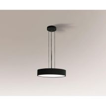 Lampe Suspendue avec abat-jour BUNGO 5516 3xE27 - noir