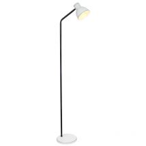 Lampadaire design intérieur ZUMBA E27 - blanc / noir