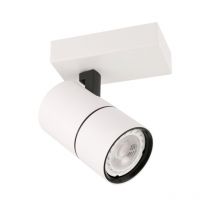 Applique et Plafonnier Design avec Spot LACONI GU10 - blanc / noir