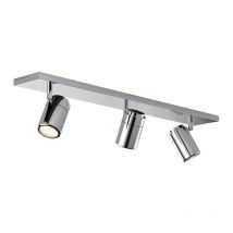 Applique et Plafonnier salle de bain NOEMIE 3 3xGU10 chrome
