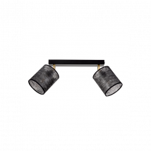Applique & Plafonnier Spot Design NEVOA 2xE27 - noir